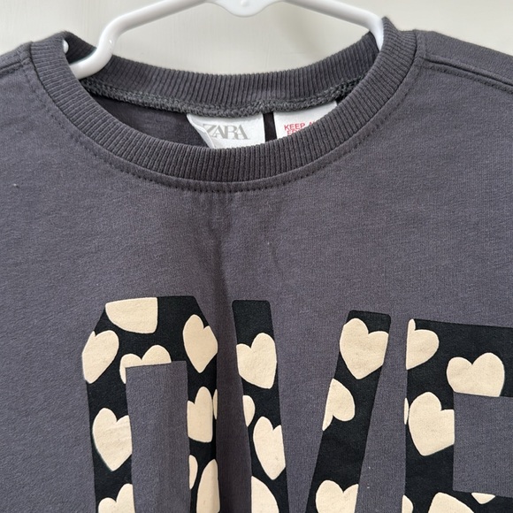 Zara Girls Love top - Picture 5 of 10